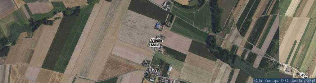 Zdjęcie satelitarne Cieśle Małe ul.